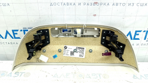 Накладка пассажирского сидения задняя BMW X5 G05 19-22 Elfenbein-Weiss, верхняя, с подсветкой