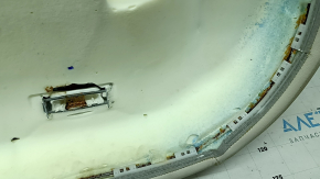 Подушка заднего сидения 2 ряд BMW X5 G05 19-22 под 2 ряда, кожа Elfenbein-Weiss, под чистку, вмятины, контакт с водой