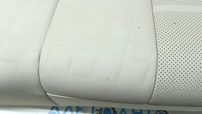 Подушка заднего сидения 2 ряд BMW X5 G05 19-22 под 2 ряда, кожа Elfenbein-Weiss, под чистку, вмятины, контакт с водой