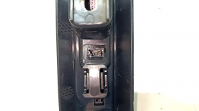 Garnitură prag spate stânga BMW X5 G05 19-24 negru cu inserție cromată BMW, iluminare din spate, oxidată, deteriorată de apă