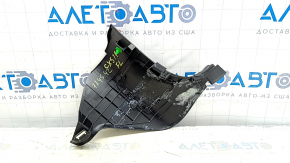 Tapița stâlpului față stânga jos Mazda CX-5 17-24 negru, cu ornamente, zgârieturi