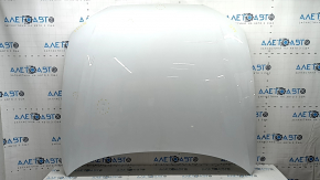 Капот голый Audi A6 C7 12-18 алюминий, белый LS9R, вмятины