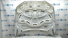 Капот голый Audi A6 C7 12-18 алюминий, белый LS9R, вмятины