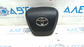 Подушка безопасности airbag в руль водительская Toyota Highlander 20-21 черная
