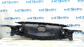 Решетка радиатора grill в сборе Mazda CX-5 17-21 под радар, без эмблемы, трещина в креплении