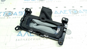 Чехол ручки КПП Toyota Highlander 20-26 кожа черная, с кронштейном