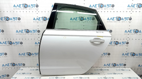 Дверь в сборе задняя левая Audi A6 C7 12-18 keyless, белый LS9R, тычка
