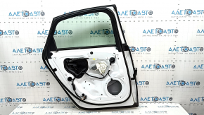 Дверь в сборе задняя левая Audi A6 C7 12-18 keyless, белый LS9R, тычка