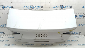 Крышка багажника голая Audi A6 C7 12-18 алюминий, белый LS9R, тычка