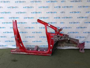 Sfert dreapta fata Toyota Prius 30 10-15 pe caroserie, rosu