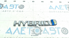 Эмблема надпись двери HYBRID передняя правая Toyota Highlander 20-21 хром