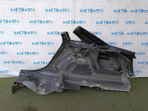 Четверть крыло задняя правая Audi A4 B9 17-19 отпилена, графит, не заводское отверстие, тычки