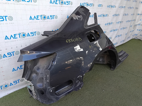 Четверть крыло задняя правая Audi A4 B9 17-19 отпилена, графит, не заводское отверстие, тычки