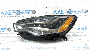 Фара передняя левая в сборе Audi A6 C7 12-15 дорест LED, с блоками