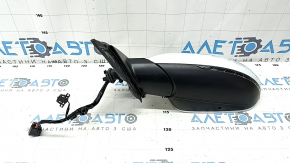 Oglinda laterala stanga completa Audi A6 C7 12-18 14+2 pini, pentru depozit auto, BSM, semnalizator, auto-dimming, cu capac, alb, zgarieturi