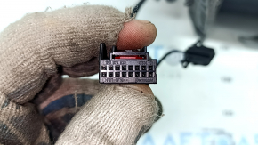 Oglinda laterala stanga completa Audi A6 C7 12-18 14+2 pini, pentru depozit auto, BSM, semnalizator, auto-dimming, cu capac, alb, zgarieturi