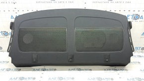 Полка задняя в сборе Audi A6 C7 12-15 дорест без шторки, черная
