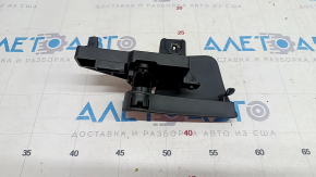 Ручка открывания капота салонная Audi Q5 80A 18-24 серая, с кронштейном, сломаны крепления