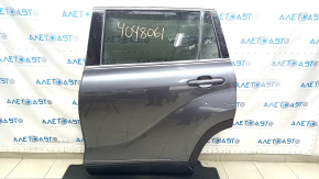 Дверь в сборе задняя левая Toyota Highlander 20-26 графит 1G3, тычка
