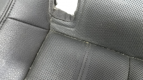 Rândul din spate al 2-lea rând Audi A6 C7 12-18 piele neagră cu perforare