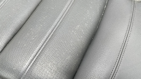 Rândul din spate al 2-lea rând Audi A6 C7 12-18 piele neagră cu perforare