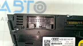 Управление климат-контролем Audi A6 C7 12-18 под 4 зоны с подогревом и вентиляцией сидений