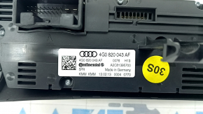 Управление климат-контролем Audi A6 C7 12-18 под 4 зоны с подогревом и вентиляцией сидений
