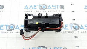 Накладка центральной консоли с прикуривателями Audi A6 C7 12-18 черная