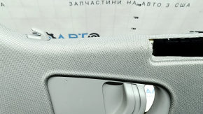 Накладка центральной стойки верхняя ремень правая Audi A6 C7 12-18 под дефлектор, серая, под чистку