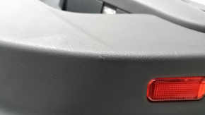 Garnitura portiera spate dreapta Audi A6 C7 12-18 piele neagra, insert si cotiera piele neagra, cu maner, BOSE, lovituri