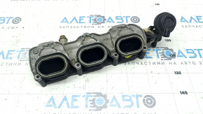 Коллектор впускной нижняя часть правый Audi A6 C7 12-15 3.0T в сборе