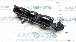 Коллектор впускной нижняя часть правый Audi A6 C7 12-15 3.0T в сборе