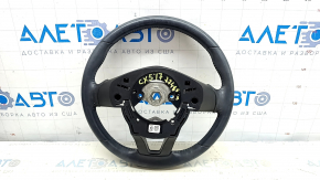 Руль голый Mazda CX-5 20-25 кожа черная, с накладками, потерт, выгорел