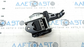 Ремень безопасности задний правый Audi A6 C7 12-18 с пиропатроном, черный, потерт