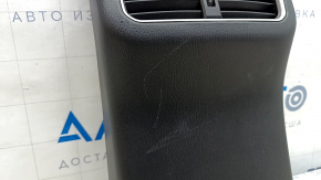 Decorație consola centrală spate cu conductă de aer Mazda CX-5 17-25 negru, zgârieturi