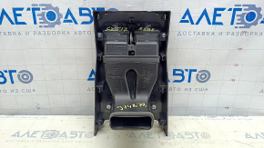 Decorație consola centrală spate cu conductă de aer Mazda CX-5 17-25 negru, zgârieturi