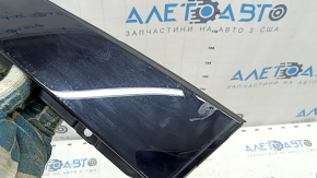 Накладка двери боковая задняя правая Audi A6 C7 12-18 черный глянец, царапины