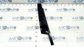 Garnitura usi lateral fata dreapta Audi A6 C7 12-18 negru lucios, zgarieturi