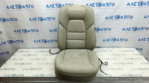 Обшивка водительского сиденья Mazda CX-5 17-23 кожа комбинированная, бежевая, с подогревом, под химчистку