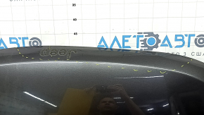 Капот голый Jeep Compass 17-26 алюминий, графит PAU, примят, вмятина