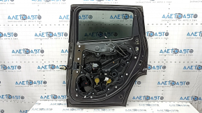 Дверь в сборе задняя правая Jeep Compass 17-26 тонировка, графит PAU, тычка, скол, царапины на накладке