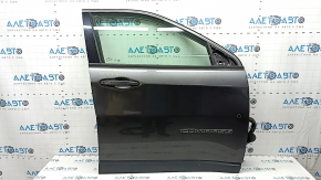 Дверь в сборе передняя правая Jeep Compass 17-26 keyless, графит PAU, тычка, скол, царапины на накладке