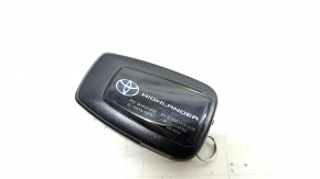 Ключ smart Toyota Highlander 20-22 4 кнопки, hybrid, тычки, царапины