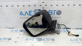 Зеркало боковое левое в сборе Jeep Renegade 15-20 7 пинов, поворотник, подогрев, структура