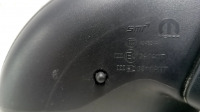 Зеркало боковое правое в сборе Jeep Renegade 15-20 7+2 пинов, поворотник, подогрев с датчиком температуры, структура, царапина