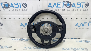 Volan gol Jeep Renegade 15-22 piele, negru, fara perna si nasturi, cusaturi rosii, incalzit, uzat, zgarieturi