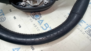 Volan gol Jeep Renegade 15-22 piele, negru, fara perna si nasturi, cusaturi rosii, incalzit, uzat, zgarieturi