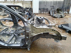 Четверть передняя правая Toyota Highlander 20-26 hybrid, графит, на кузове