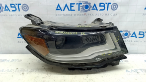 Far fata dreapta complet Jeep Compass 17-21 xenon+led, cu suport, nisip