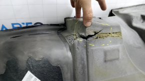 Pardoseală față dreapta Jeep Renegade 15-17 pentru curățare chimică, etanșare ruptă